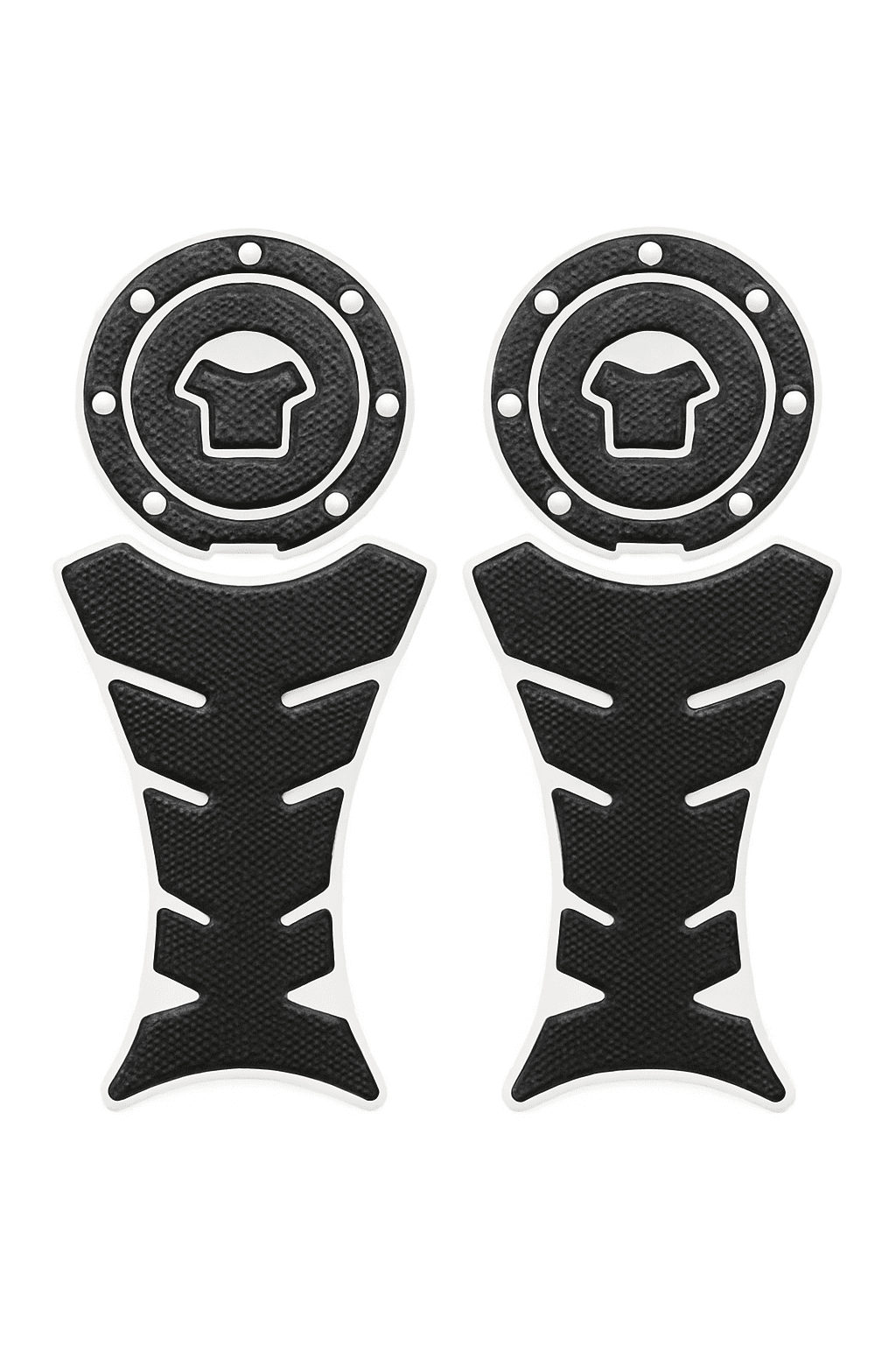 3D Carbon Fiber Gas Cap Cover Sticker for Motorcycles-1 pcs