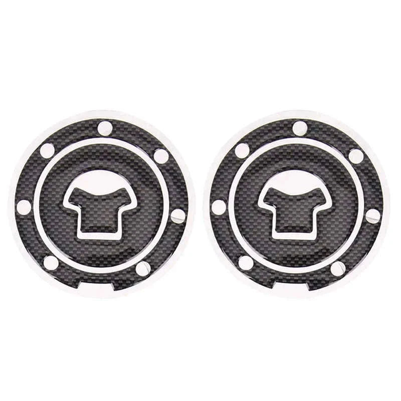 3D Carbon Fiber Gas Cap Cover Sticker for Motorcycles-1 pcs