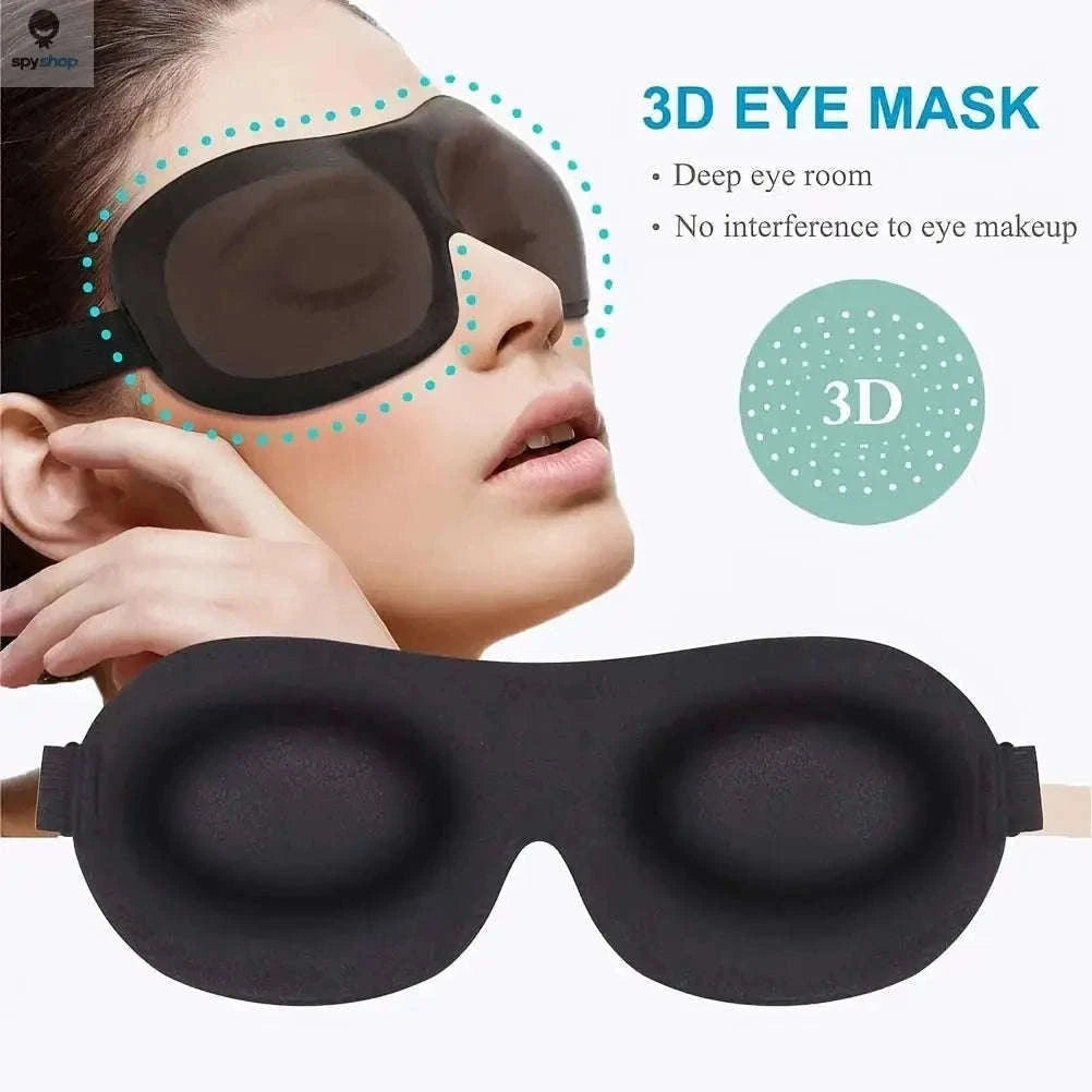 3D Contoured Sleep Mask for Darker, Deeper Rest-4pcs with nose