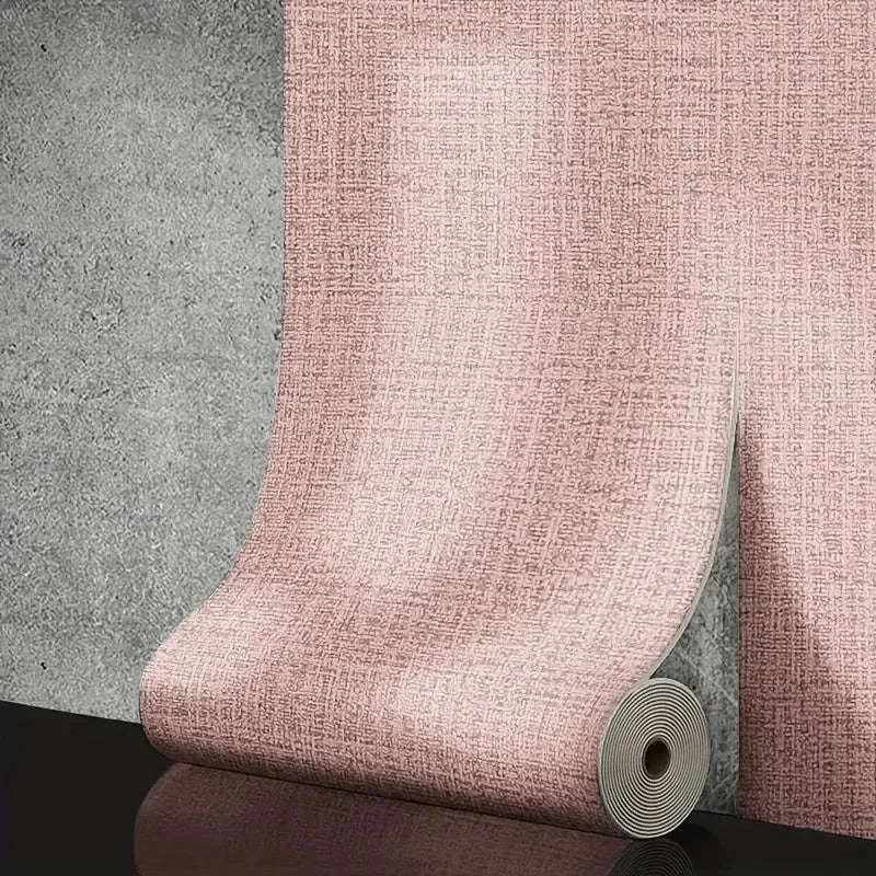 3D Linen Foam Wall Panels 50cm | Self-Adhesive & Waterproof-Grey / 1pcs 50cmX5m