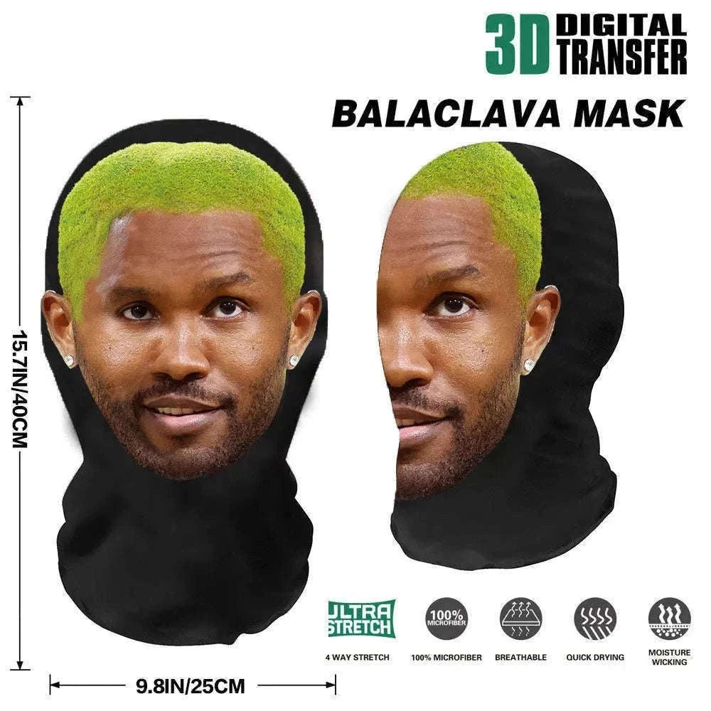 3D Printed Full-Face Cosplay Mask with Stretch Mesh Fit-TT-WS24031