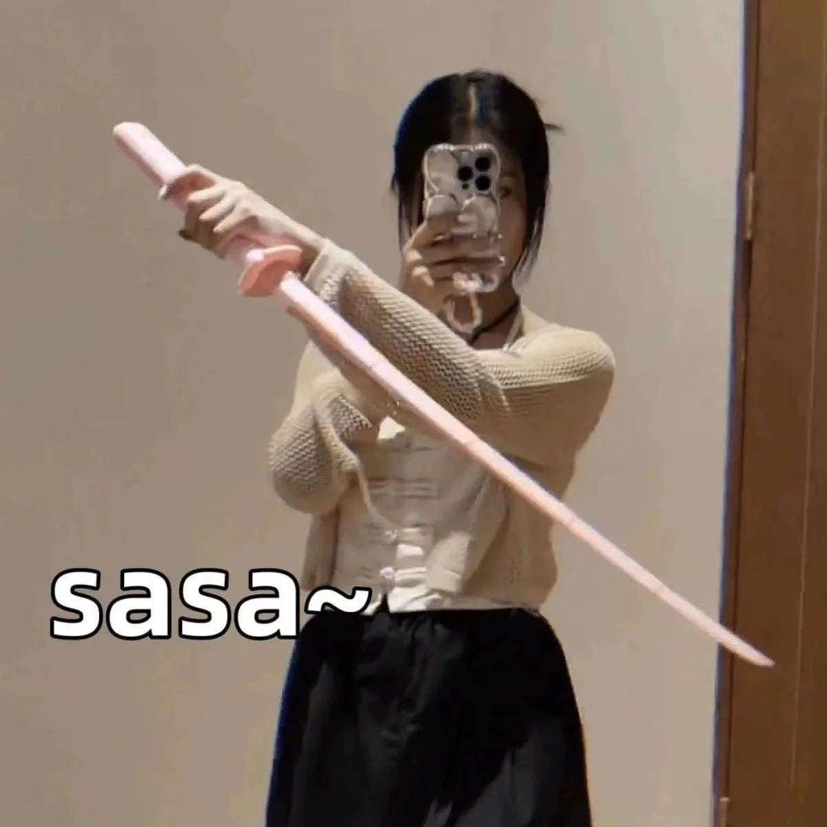 3D Printed Telescopic Katana — Gravity Folding Samurai Toy-2PCS