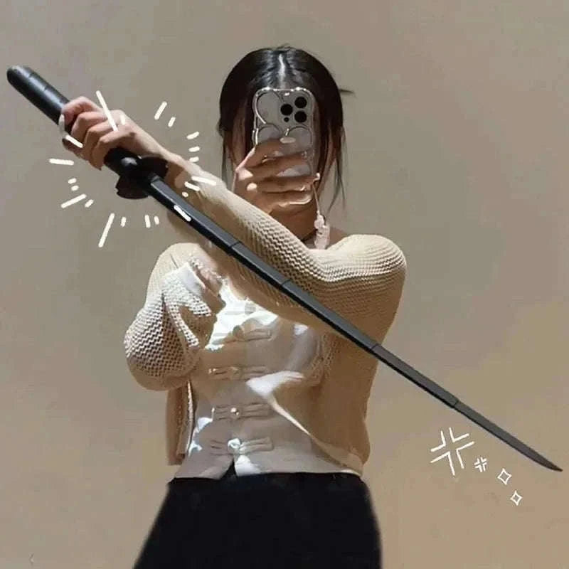 3D Printed Telescopic Katana Toy with Smooth Folding Motion-2PCS