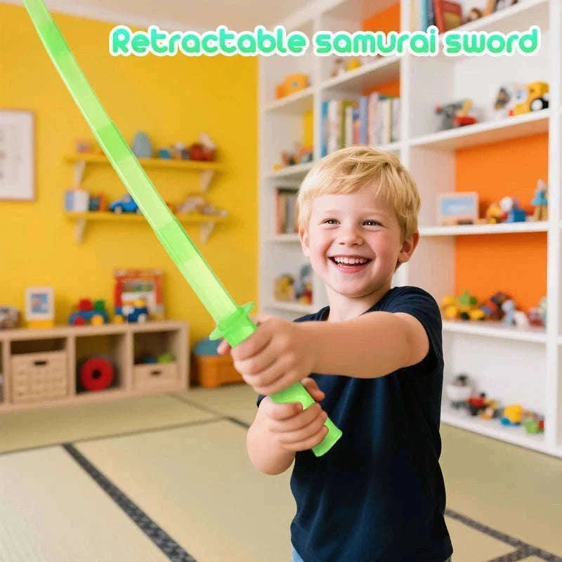 3D Printed Telescopic Katana Toy with Smooth Folding Motion-2PCS