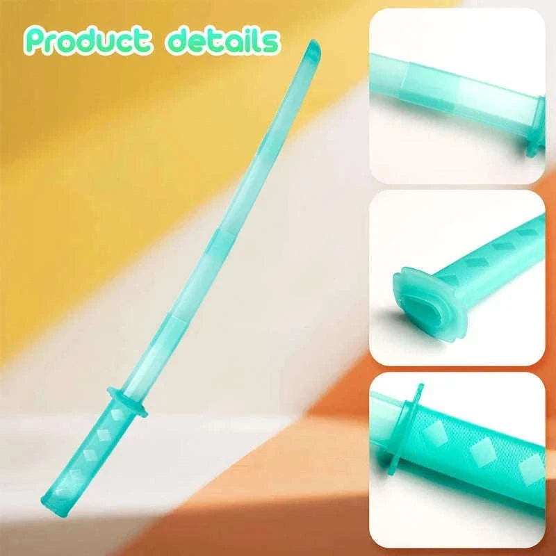 3D Printed Telescopic Katana Toy with Smooth Folding Motion-2PCS