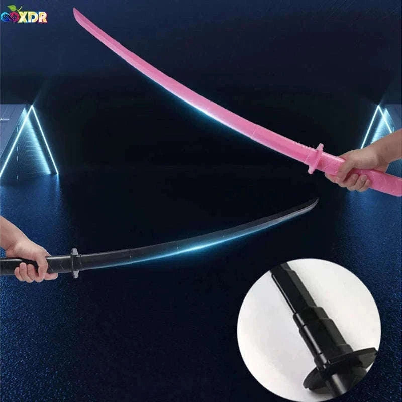 3D Printed Telescopic Katana Toy with Smooth Folding Motion-2PCS