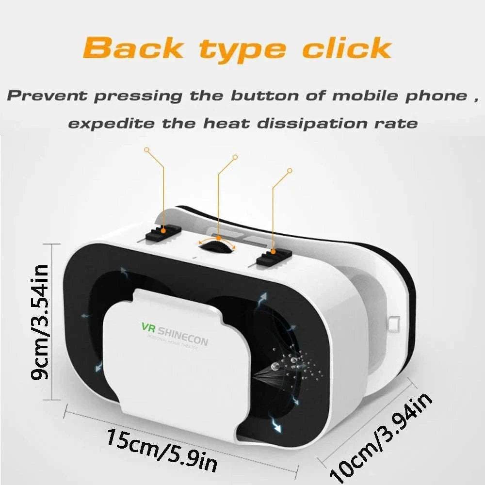 3D Virtual Reality Headset for Smartphones-Style C Only VR