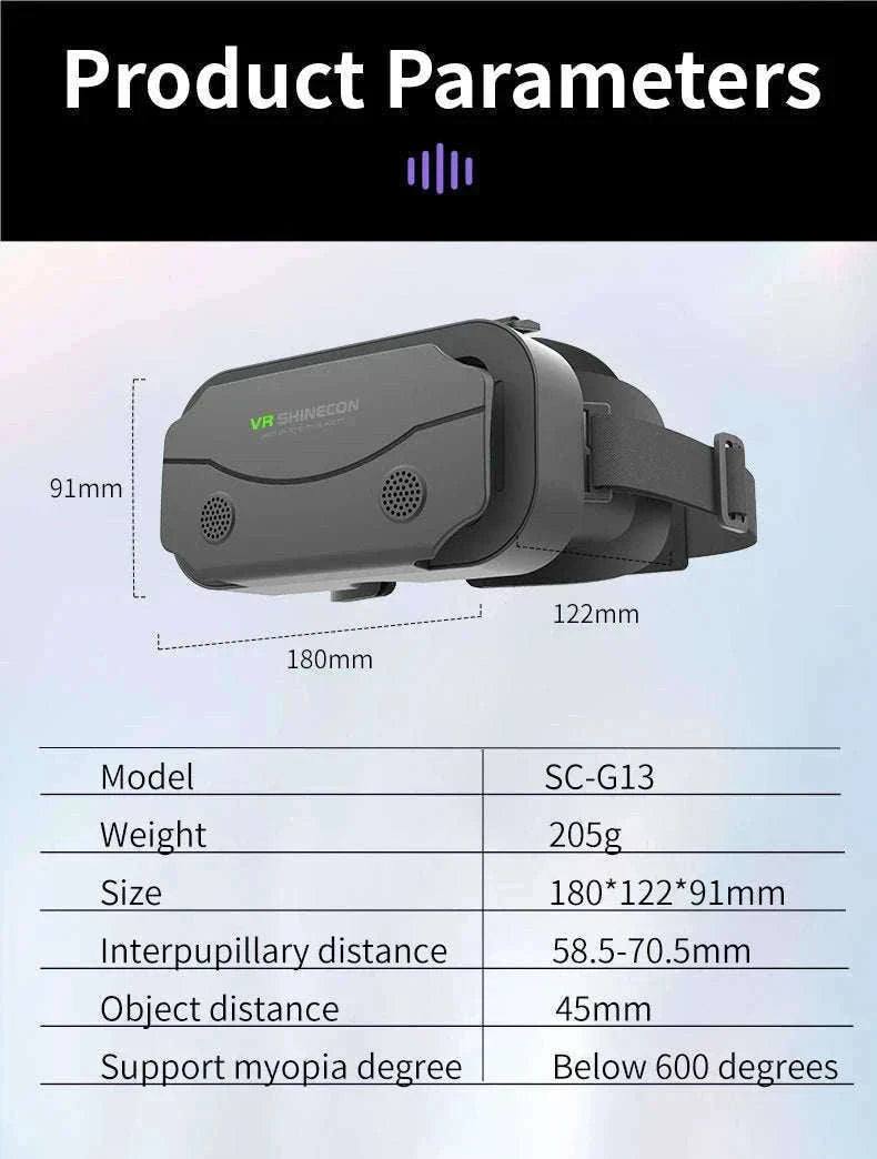 3D Virtual Reality Headset for Smartphones-Style C Only VR