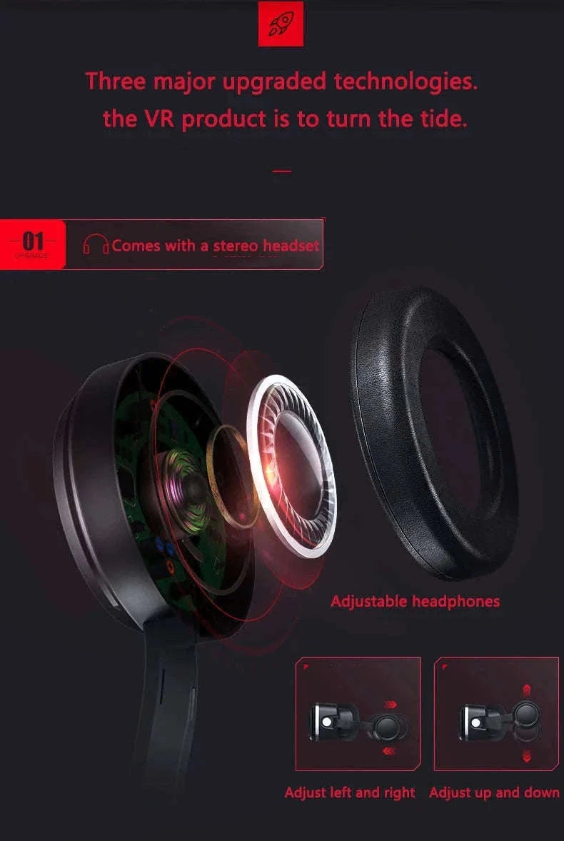 3D Virtual Reality Headset for Smartphones-Style C Only VR