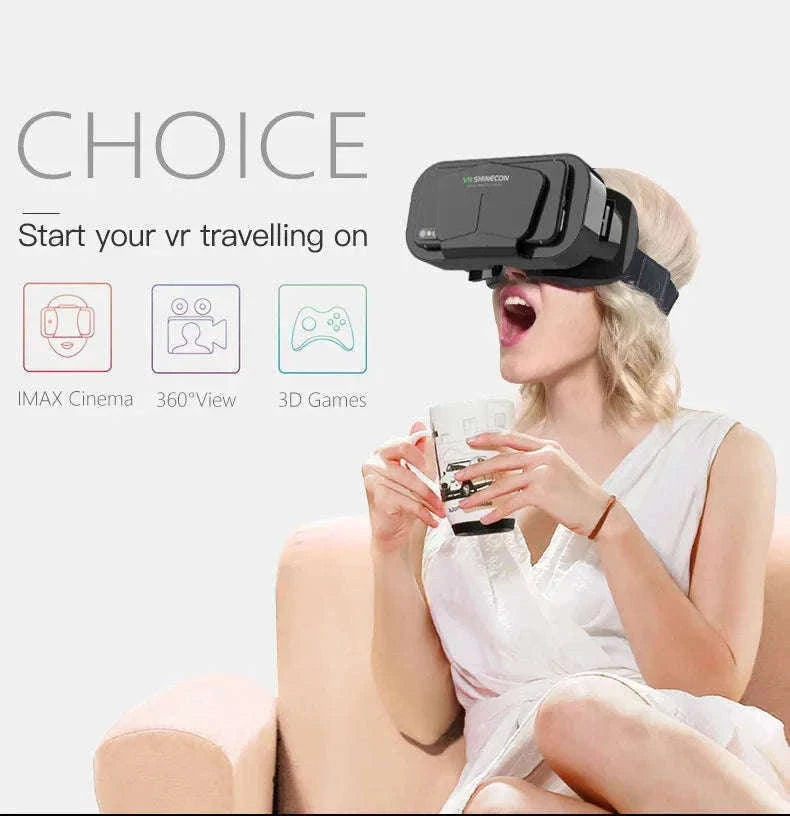 3D Virtual Reality Headset for Smartphones-Style C Only VR