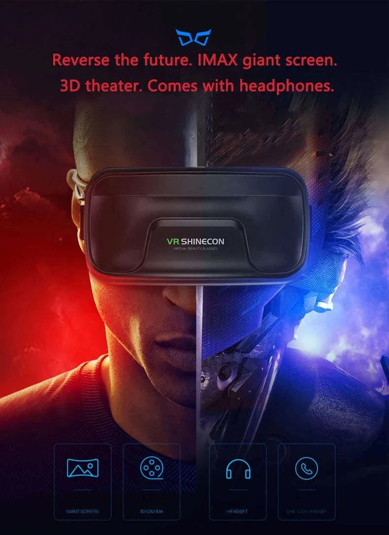 3D Virtual Reality Headset for Smartphones-Style C Only VR
