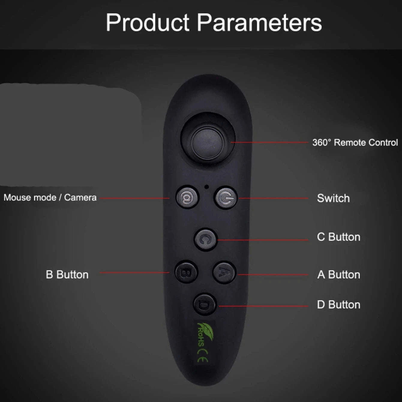 3D Virtual Reality Headset for Smartphones-Style C Only VR