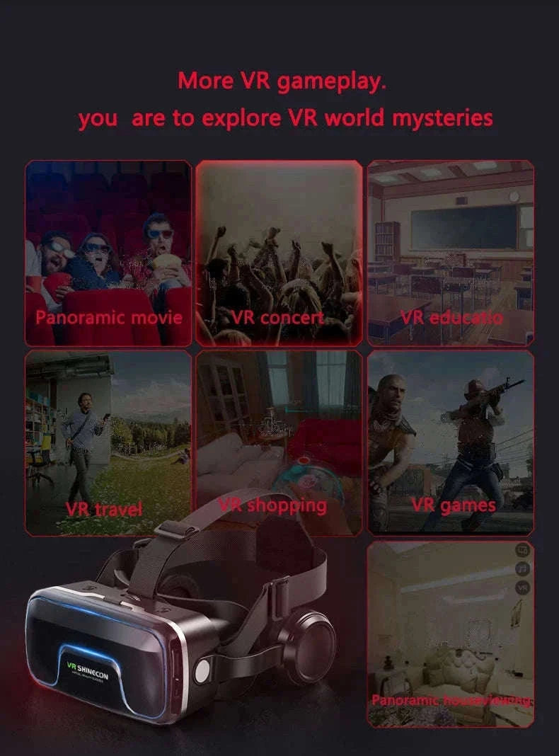 3D Virtual Reality Headset for Smartphones-Style C Only VR