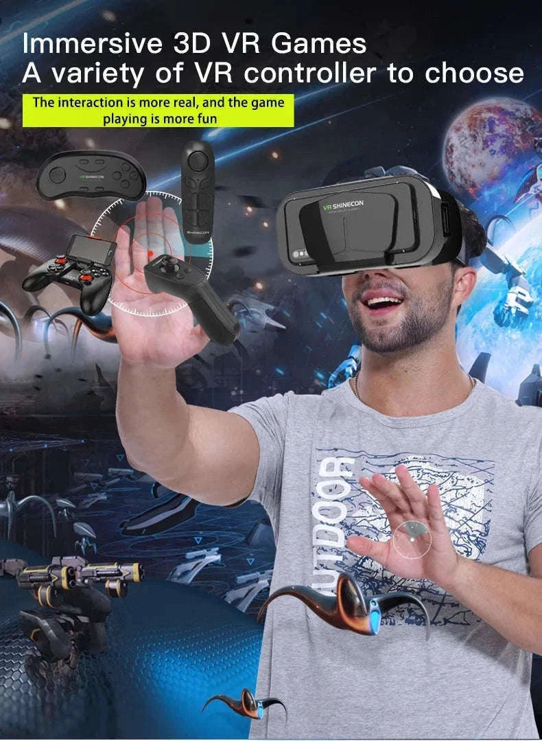 3D Virtual Reality Headset for Smartphones-Style C Only VR
