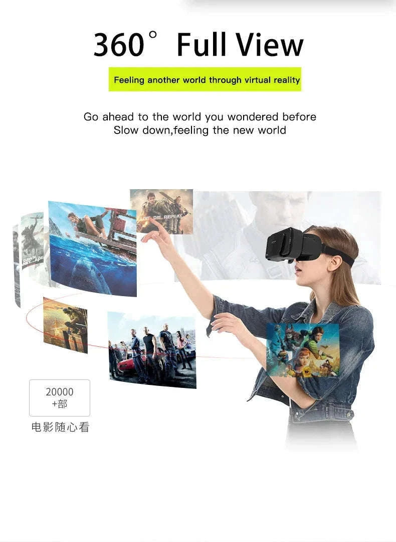 3D Virtual Reality Headset for Smartphones-Style C Only VR