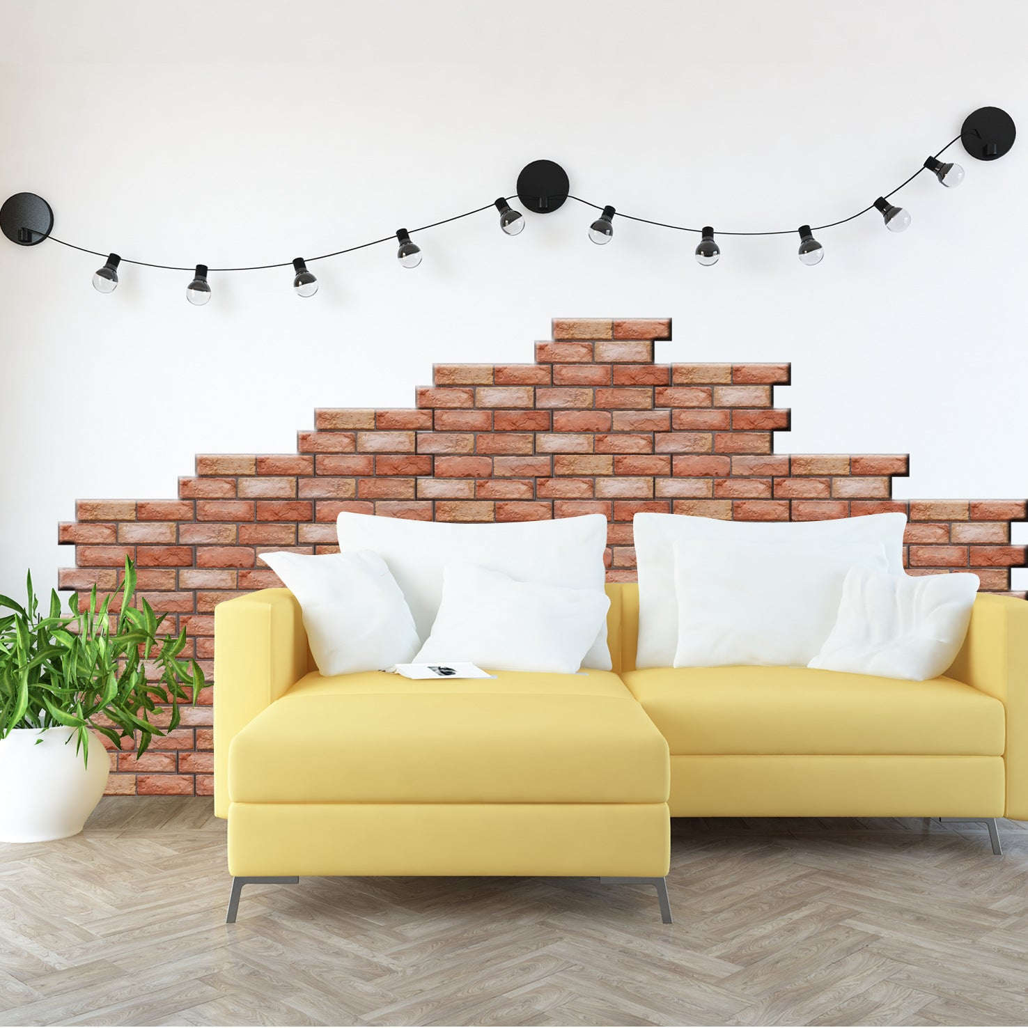 3D Wall Stickers Peel & Stick Home Decor Panels-Wall sticker / 10pcs