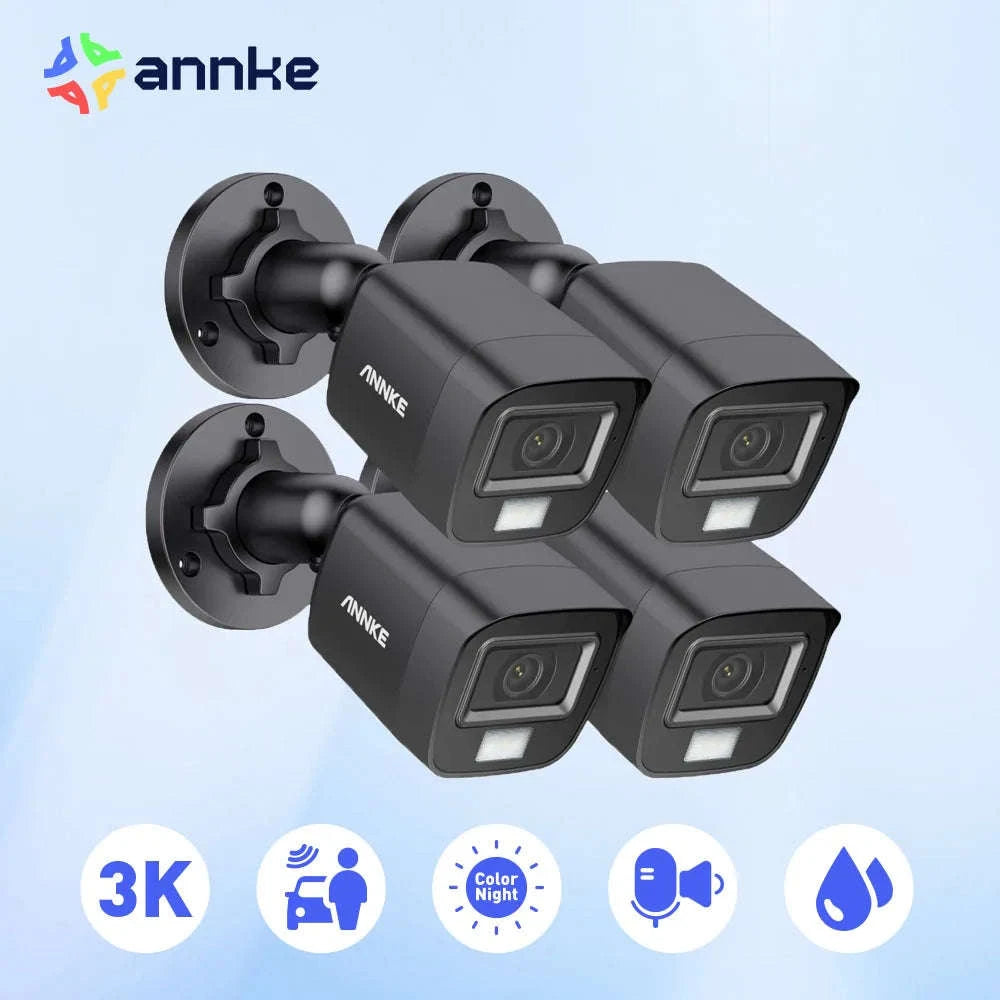 3K Dual-Light Audio Bullet Camera with 2.8mm Lens-Australia
