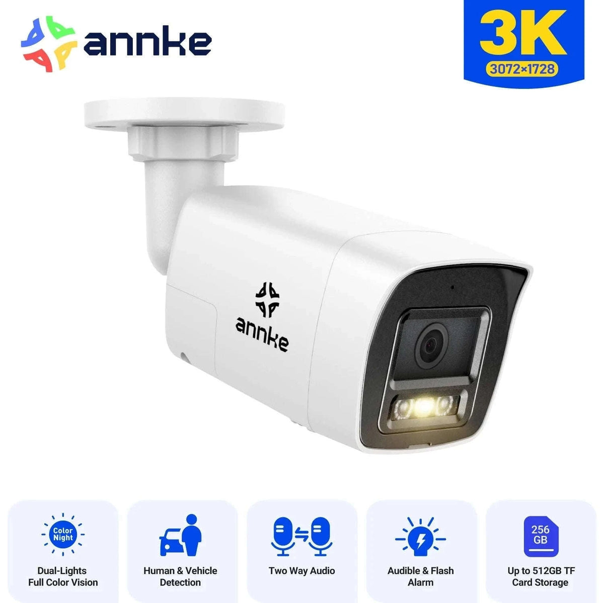 3K IP PoE Security Camera with Smart Detection-I51ES / CZECH REPUBLIC