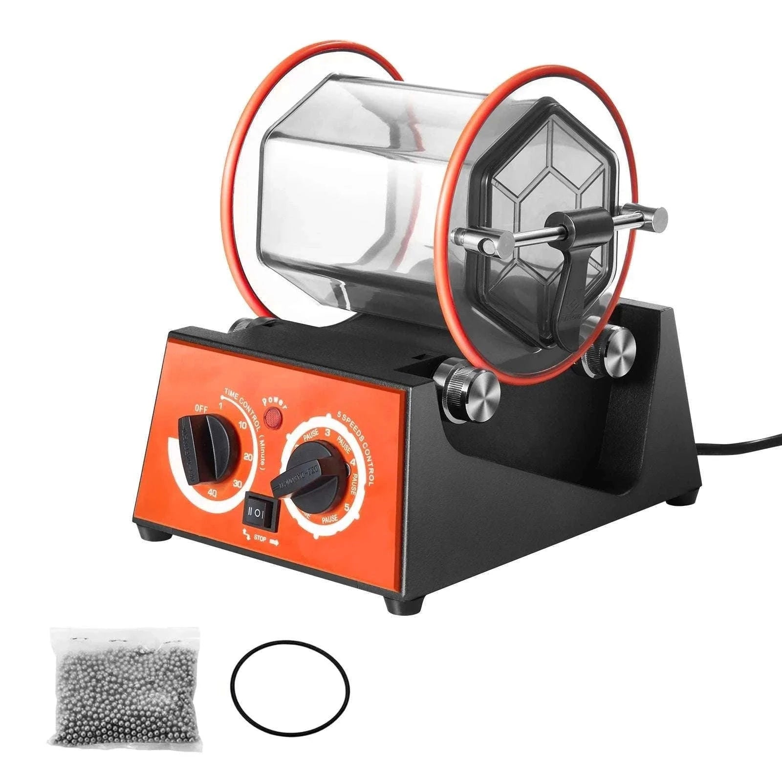 3kg / 5kg Rotary Jewelry Polishing Tumbler Machine with Timer-5Kg Capacity / france