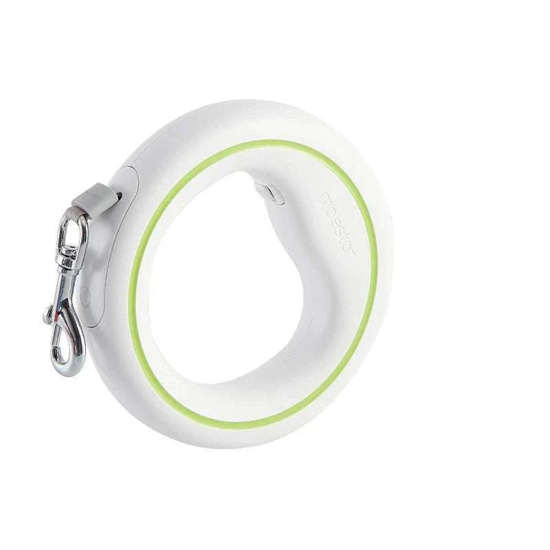 3m Retractable Dog Leash with One-Hand Brake & Anti-Slip Handle-Orange