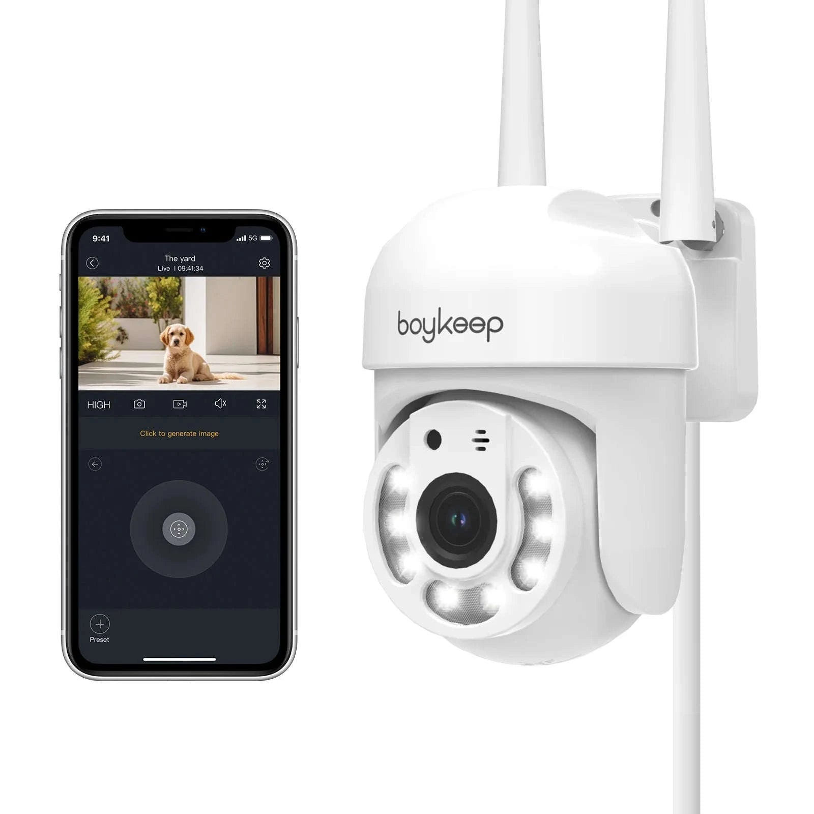 3MP Outdoor Home Security Camera-K20-4 / spain