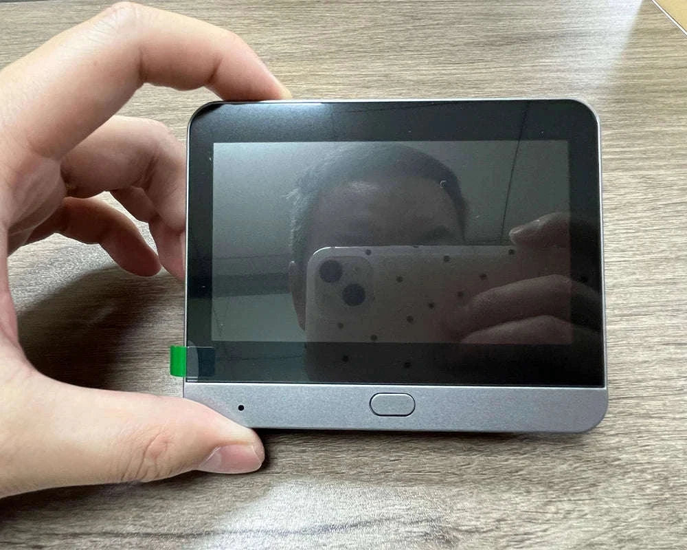 3MP Smart WiFi Peephole Camera with 4.3-inch LCD Viewer-Peephole