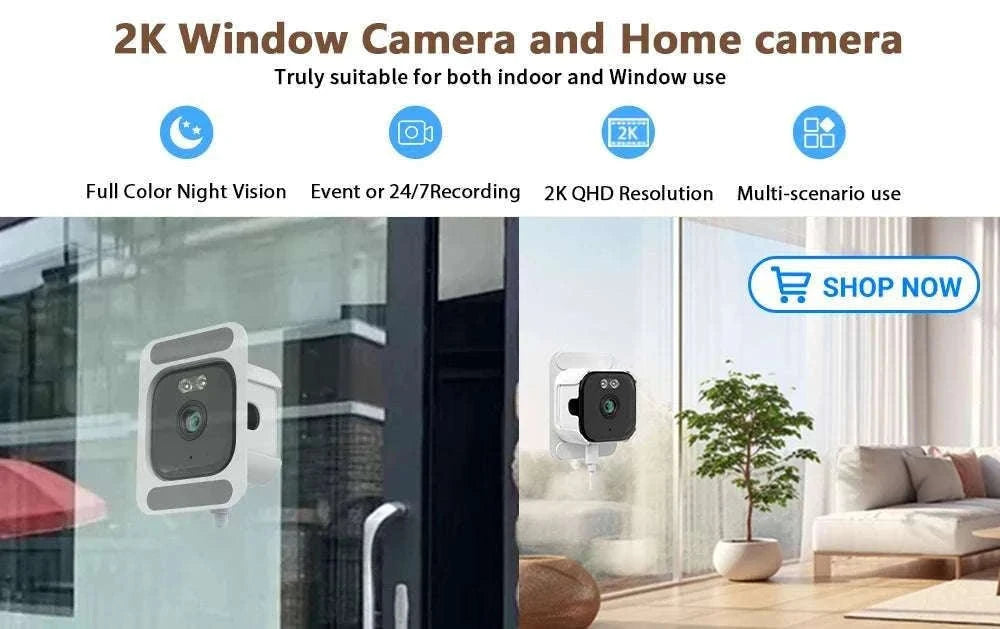3MP WiFi Door Viewer Camera with Motion Detection & 2-Way Audio-Only Camera