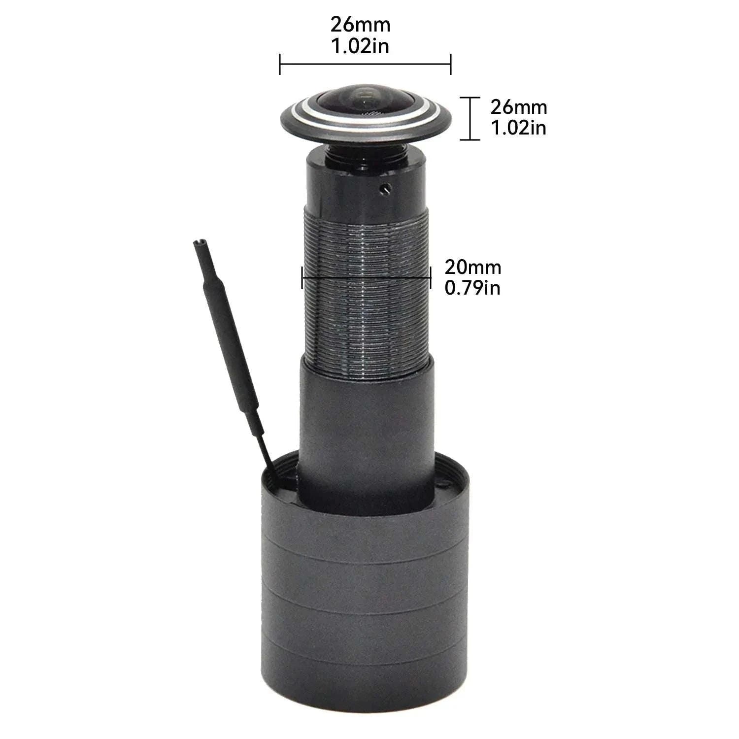 3MP WiFi Door Viewer Camera with Motion Detection & 2-Way Audio-Only Camera