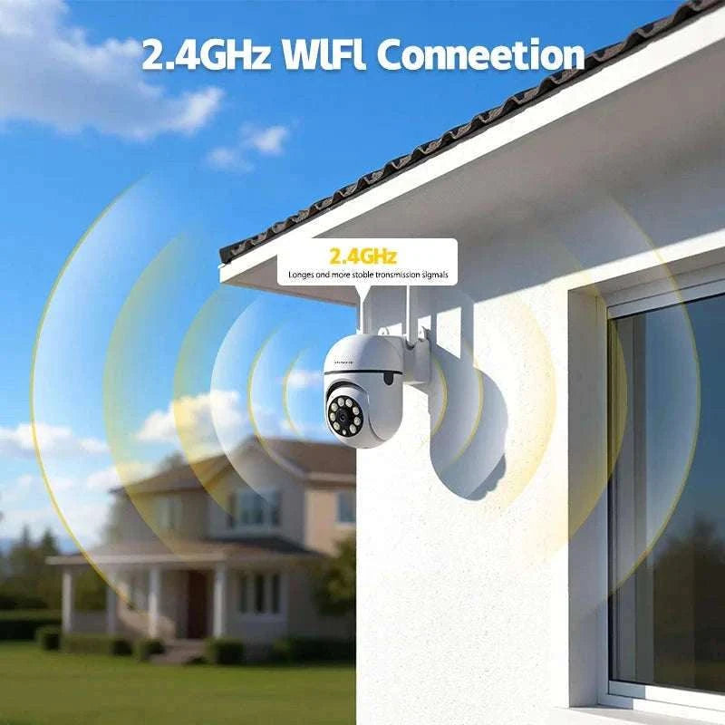 3MP WiFi PTZ Security Camera with 360° View & Two-Way Audio-