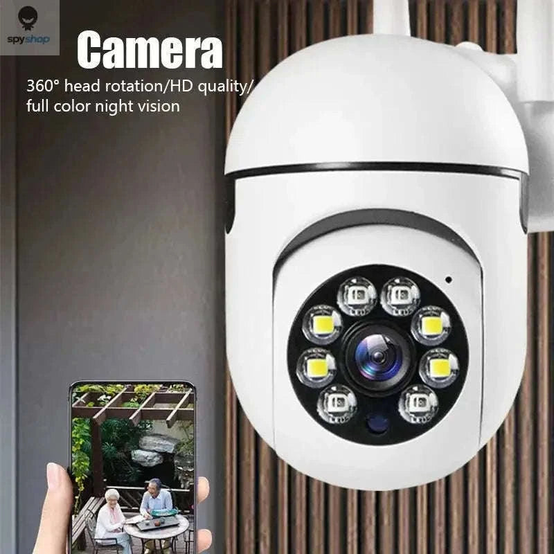 3MP WiFi PTZ Security Camera with Night Vision and Alerts-EU Plug