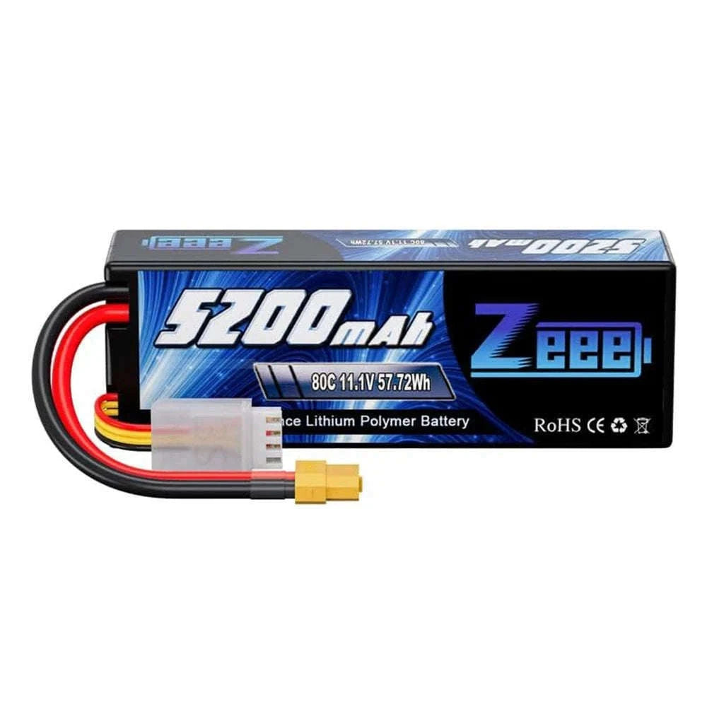 3S 5200mAh LiPo Hardcase Battery for RC Cars, Drones, and More-2pcs 3S 5200mah EC5 / GERMANY