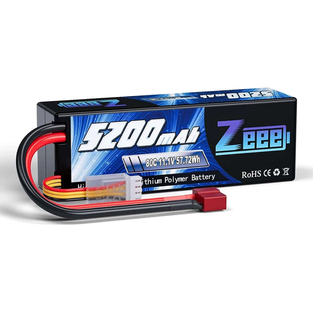 3S 5200mAh LiPo Hardcase Battery for RC Cars, Drones, and More-2pcs 3S 5200mah EC5 / GERMANY