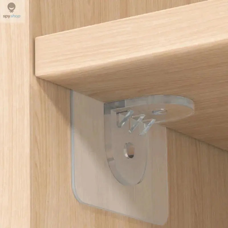 4/10pcs Wardrobe Divider Brackets Non-Marking Sticky Kitchen Cabinet Divider Brackets Anti-Side Slip Layer Support Brackets Spy-shop.com