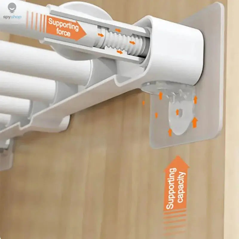 4/10pcs Wardrobe Divider Brackets Non-Marking Sticky Kitchen Cabinet Divider Brackets Anti-Side Slip Layer Support Brackets Spy-shop.com