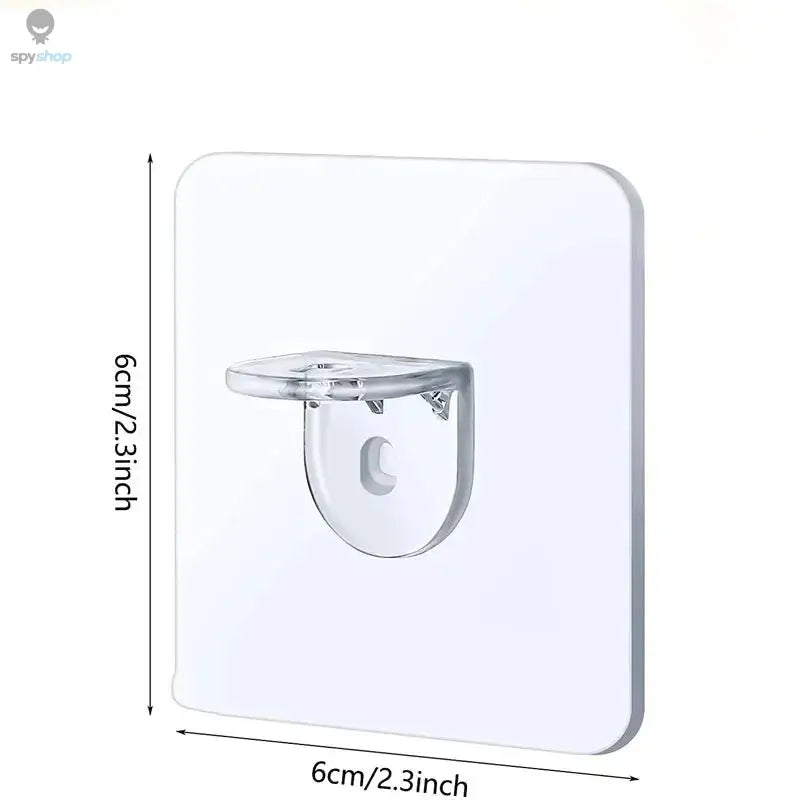 4/10pcs Wardrobe Divider Brackets Non-Marking Sticky Kitchen Cabinet Divider Brackets Anti-Side Slip Layer Support Brackets Spy-shop.com