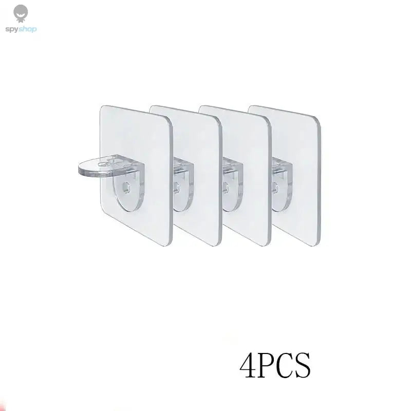 4/10pcs Wardrobe Divider Brackets Non-Marking Sticky Kitchen Cabinet Divider Brackets Anti-Side Slip Layer Support Brackets Spy-shop.com