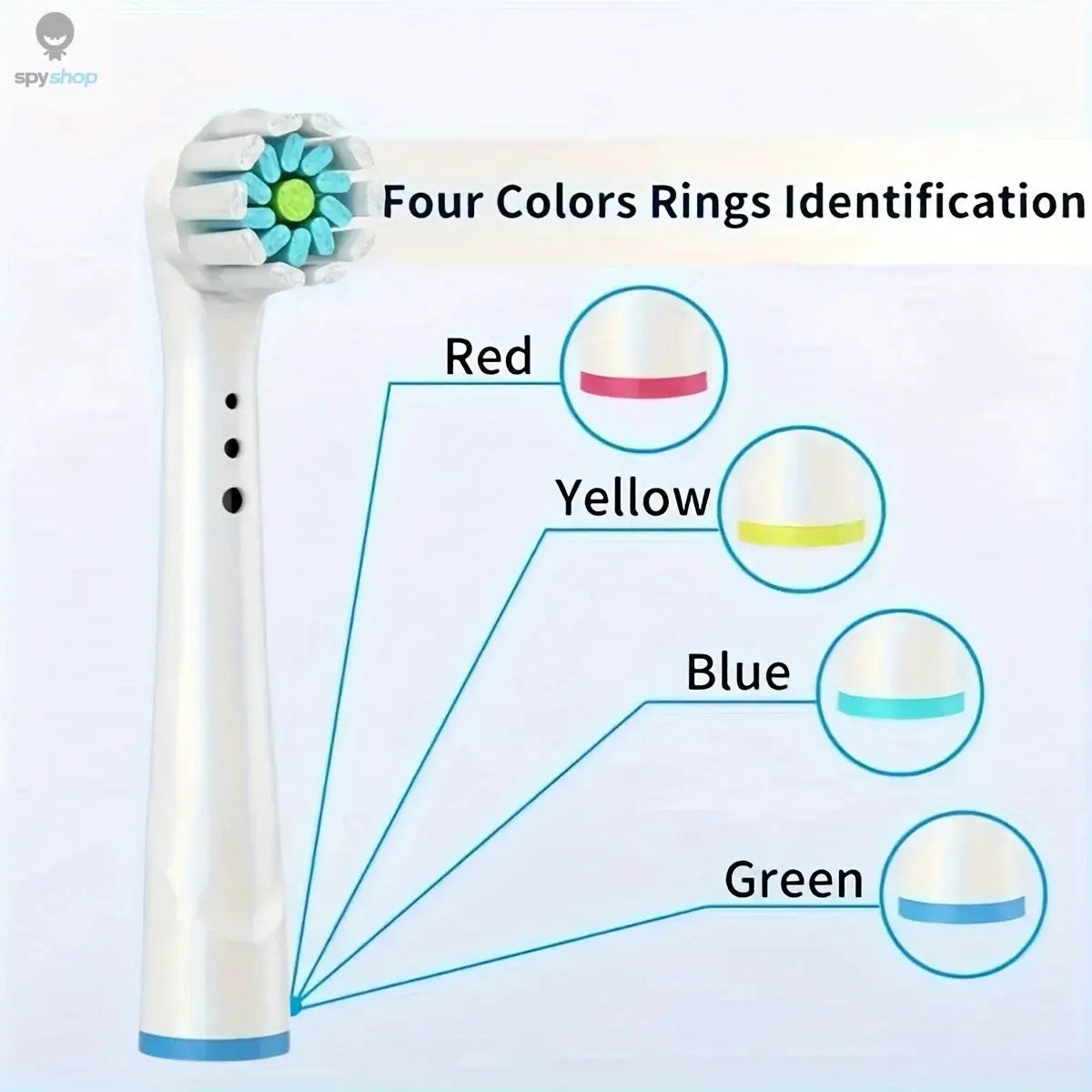 4/12/16/20 Pcs Replacement Toothbrush Heads Compatible with Oral-B Braun Professional Electric Toothbrush Heads Brush Heads Spy-shop.com
