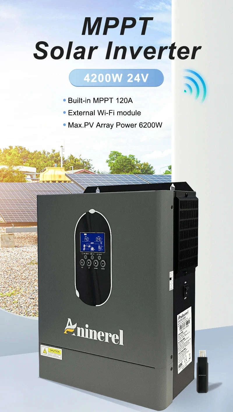 4.2KW 110V Hybrid Off Grid Solar Inverter with 120A MPPT-4.2KW 120V 24V / United States