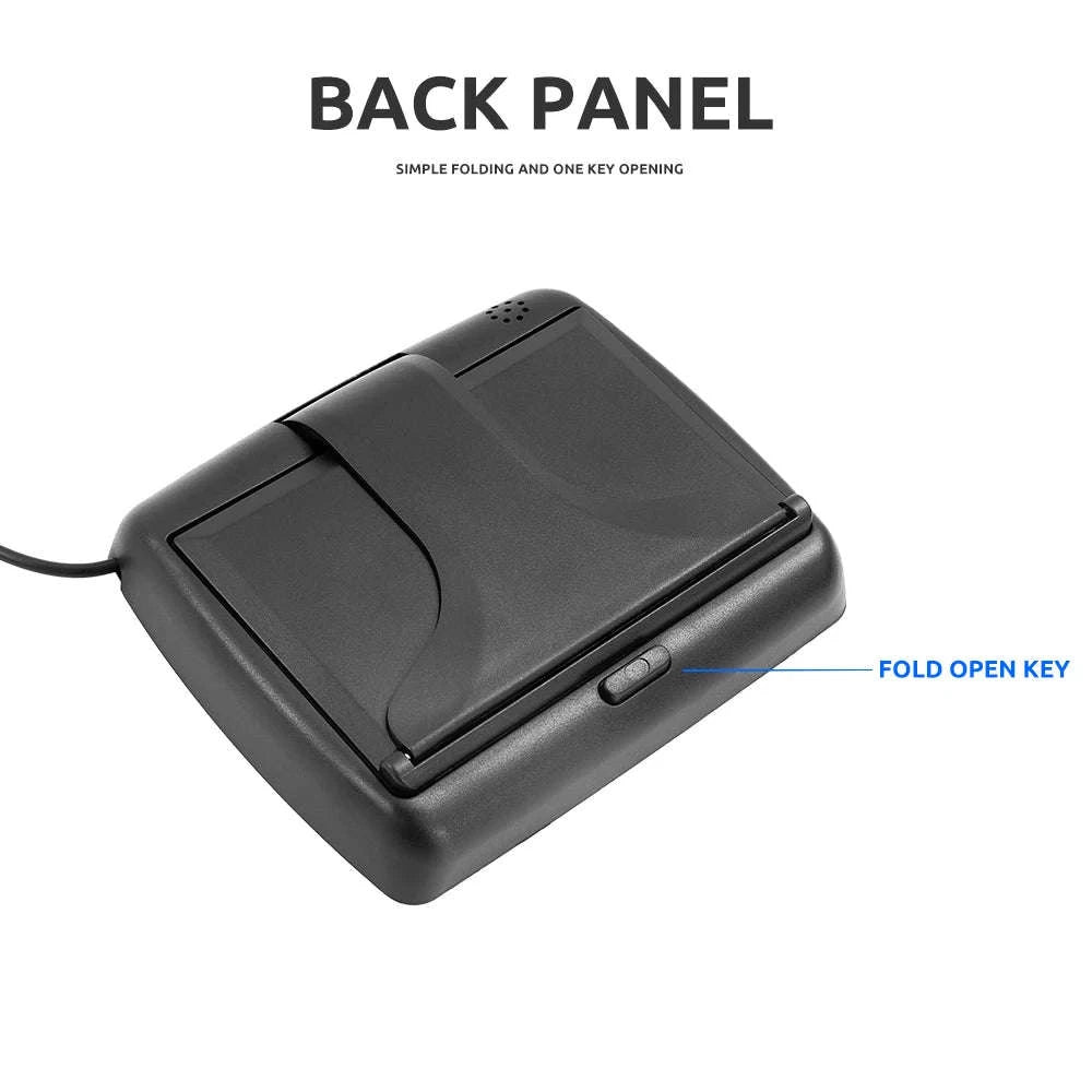 4.3" Folding Car Monitor with Rear View Camera and 8 LED Backup-China Mainland