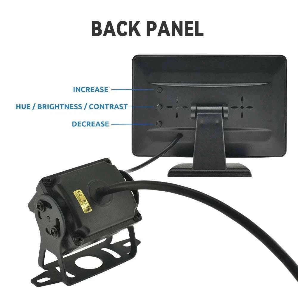 4.3" HD Backup Camera System with Monitor for Car & Truck-MBUS-15M