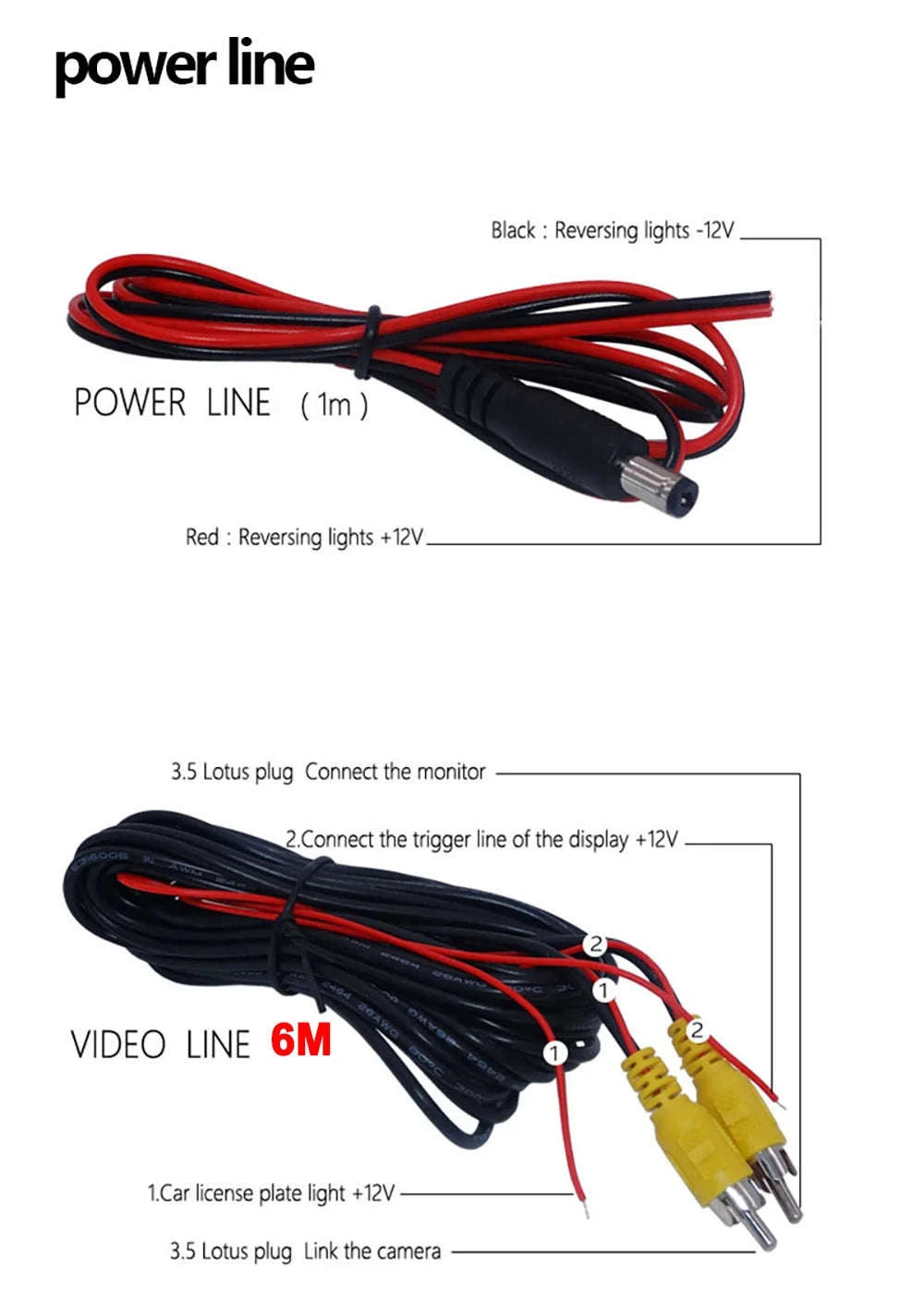 4.3 Inch Rear View Camera Monitor for Parking-X116-4LED Camera