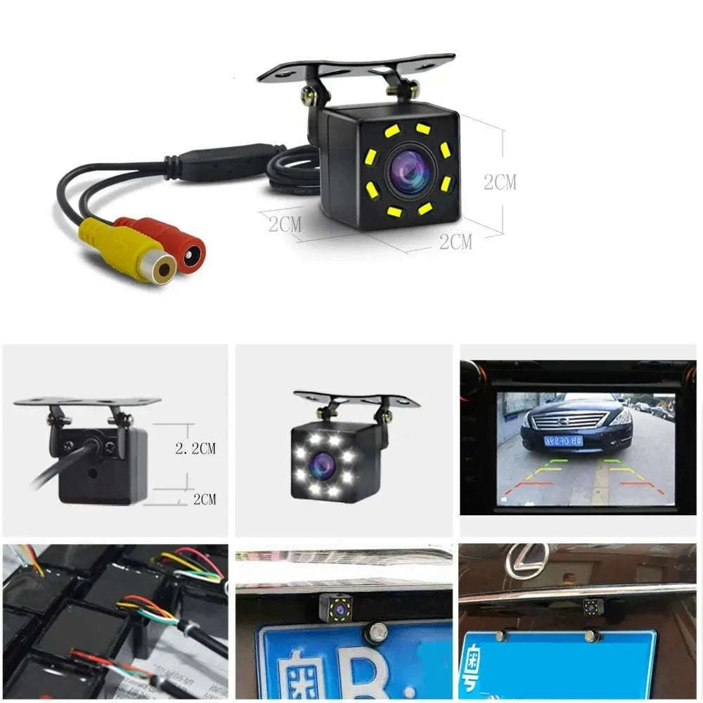 4.3 Inch Rear View Camera Monitor for Safer Parking-X116-4LED Camera