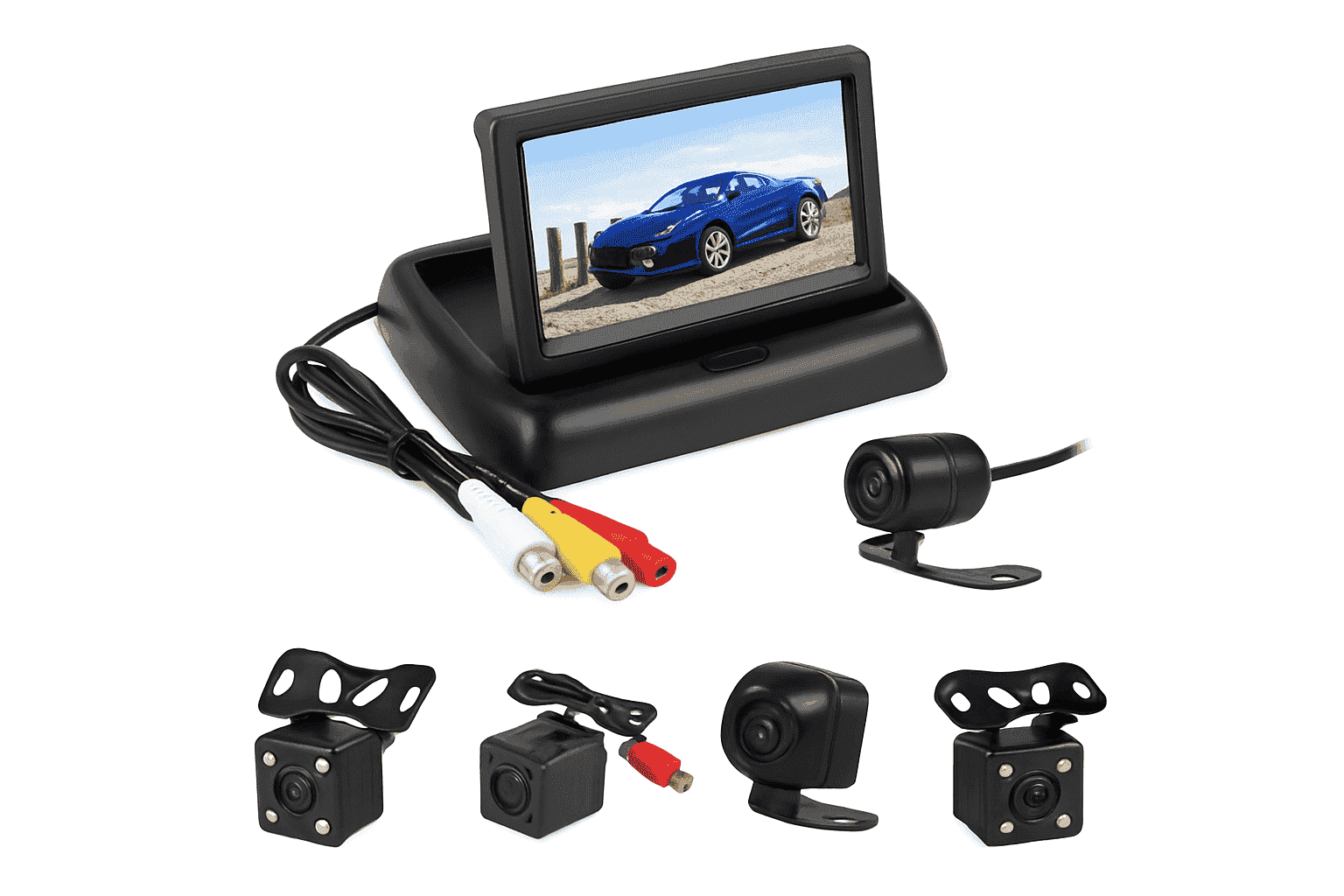 4.3 Inch TFT LCD Car Rearview Monitor for Clear Reversing-with camera wired01 / CHINA