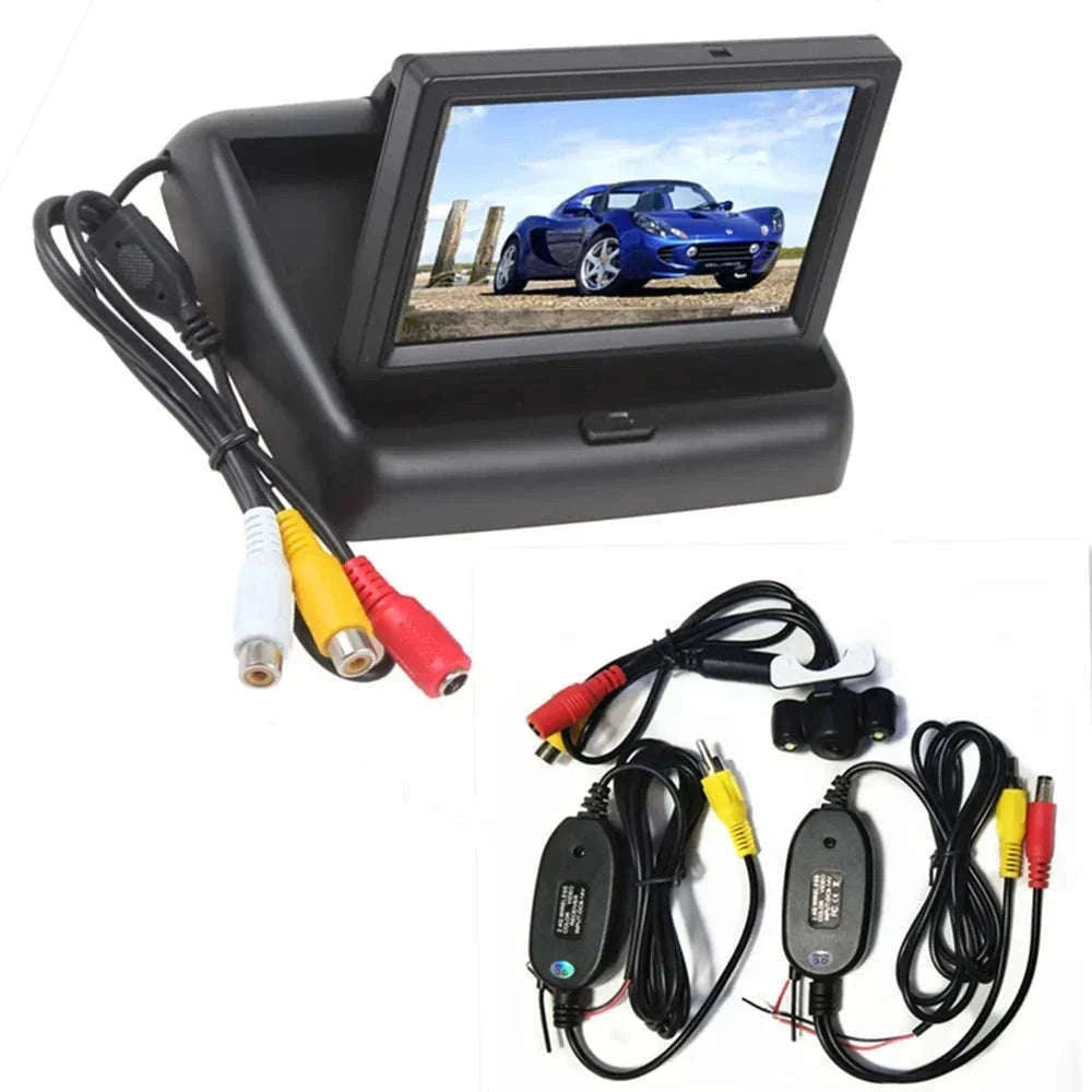 4.3 Inch TFT LCD Car Rearview Monitor for Clear Reversing-with camera wired01 / CHINA