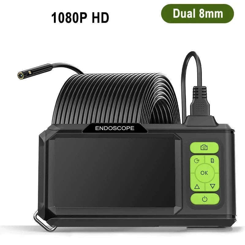4.3" IPS Industrial Endoscope Camera with Triple Lens HD 1080P-7.9MM Triple / 10 meters