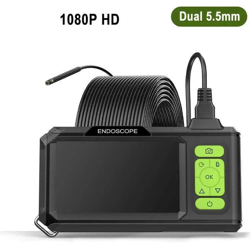 4.3" IPS Industrial Endoscope Camera with Triple Lens HD 1080P-7.9MM Triple / 10 meters
