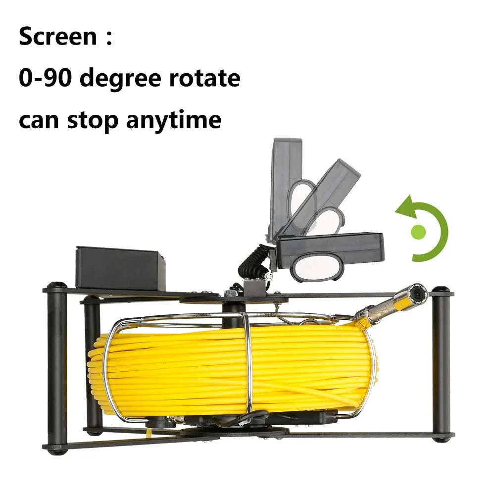 4.3" Sewer Pipe Inspection Camera with DVR and 17mm/22mm Probe-22MM with DVR / Poland / 30M