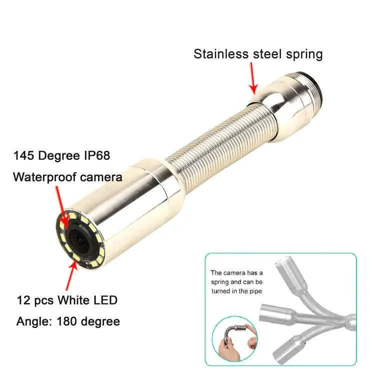 4.3" Sewer Pipe Inspection Camera with DVR and IPS Display-22MM with DVR / Poland / 30M