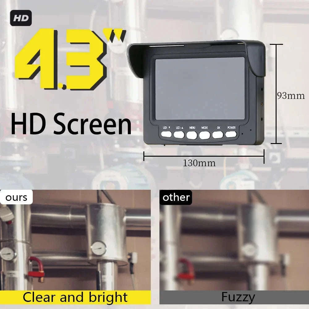 4.3" Sewer Pipe Inspection Camera with DVR and IPS Display-22MM with DVR / Poland / 30M