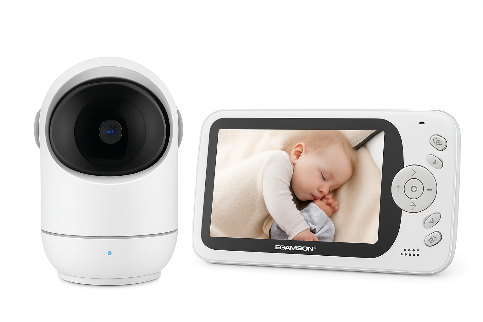 4.3” Wireless Baby Monitor with Pan-Tilt Camera